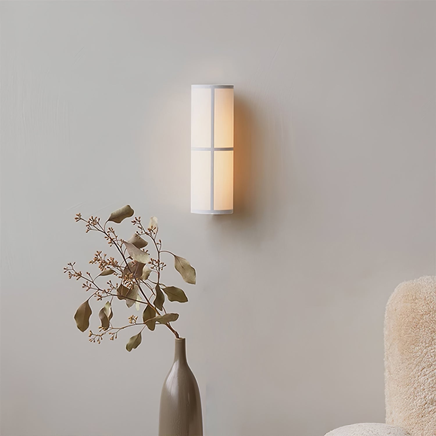 Cylinder Fabric Wall Lamp
