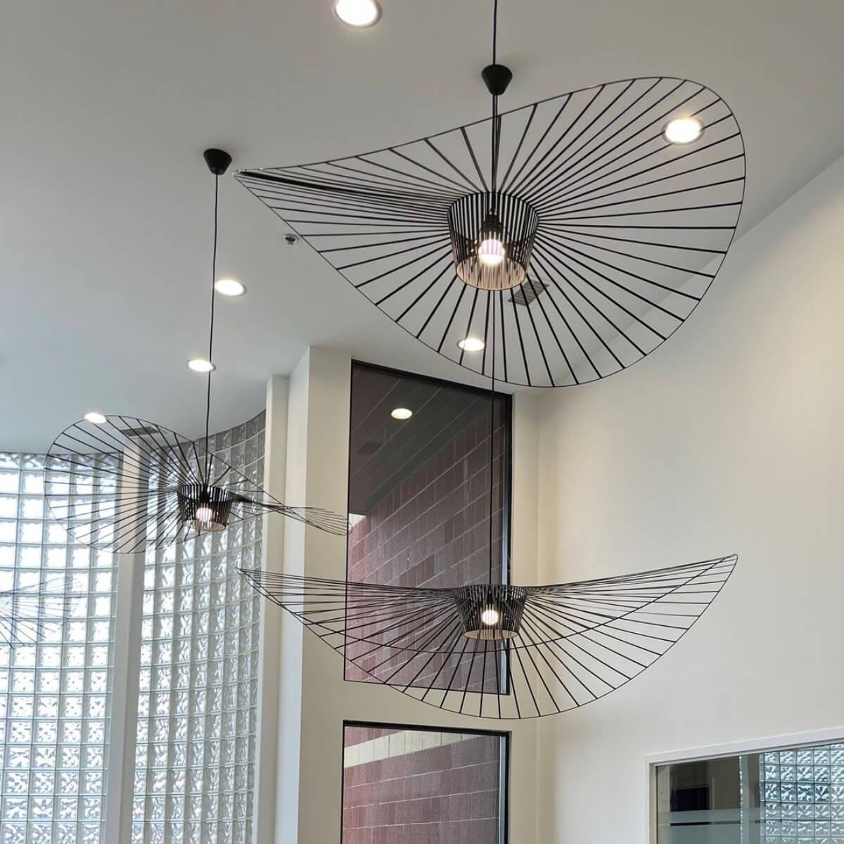 French Vertigo Fiberglass Chandelier 47.2″