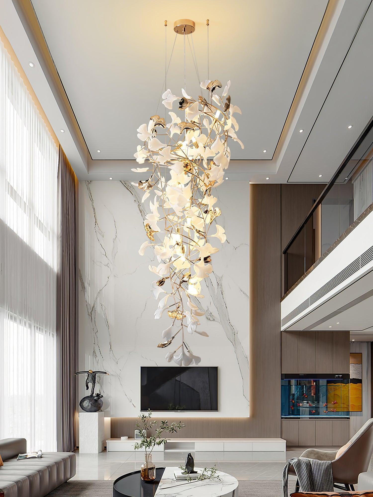 Gingko Chandelier Style L