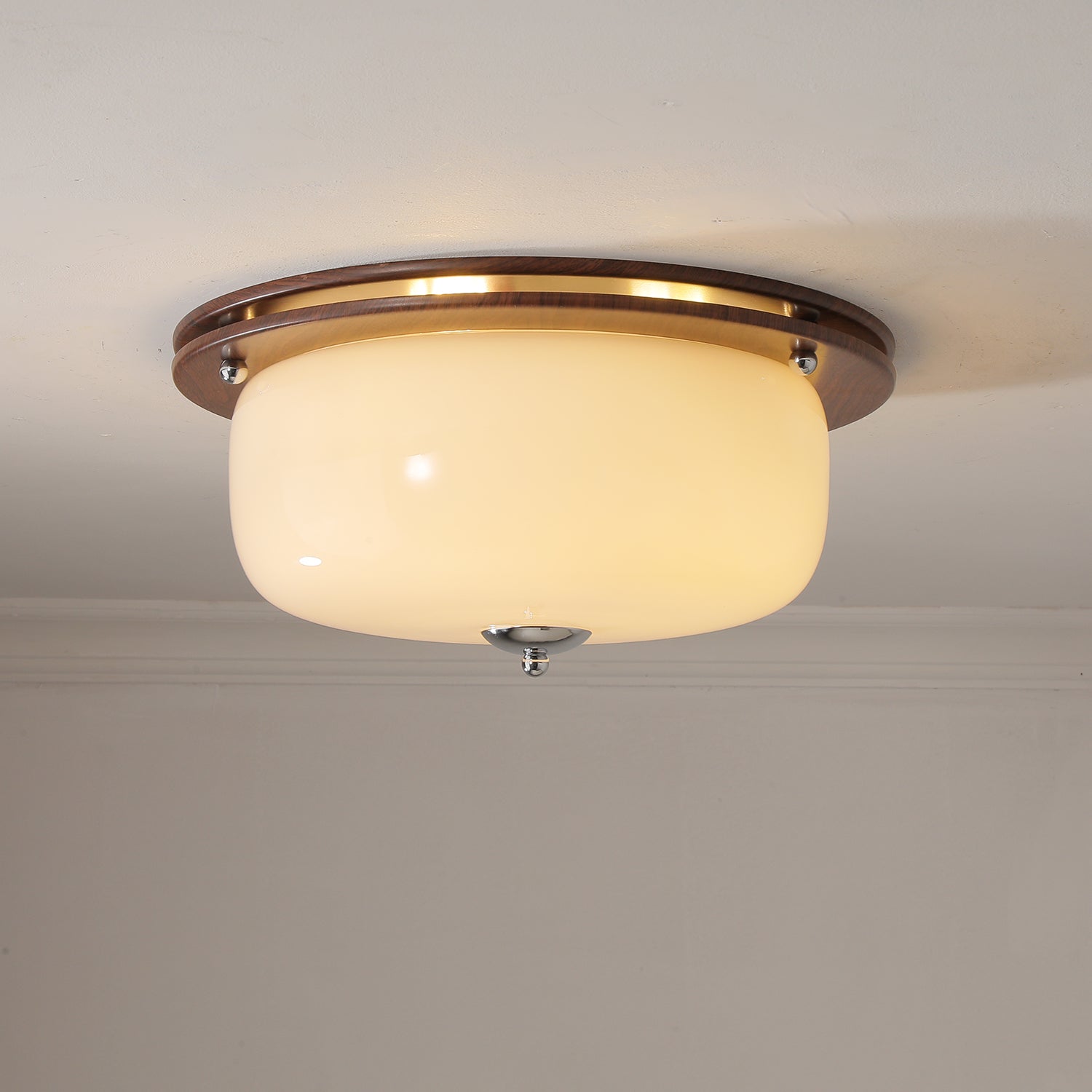 Glass Dome Ceiling Light