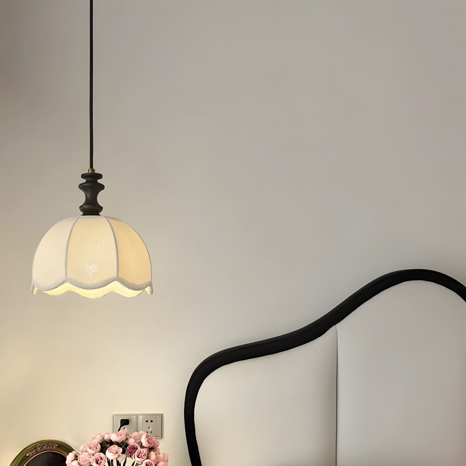 Ivory Bloom Pendant Light