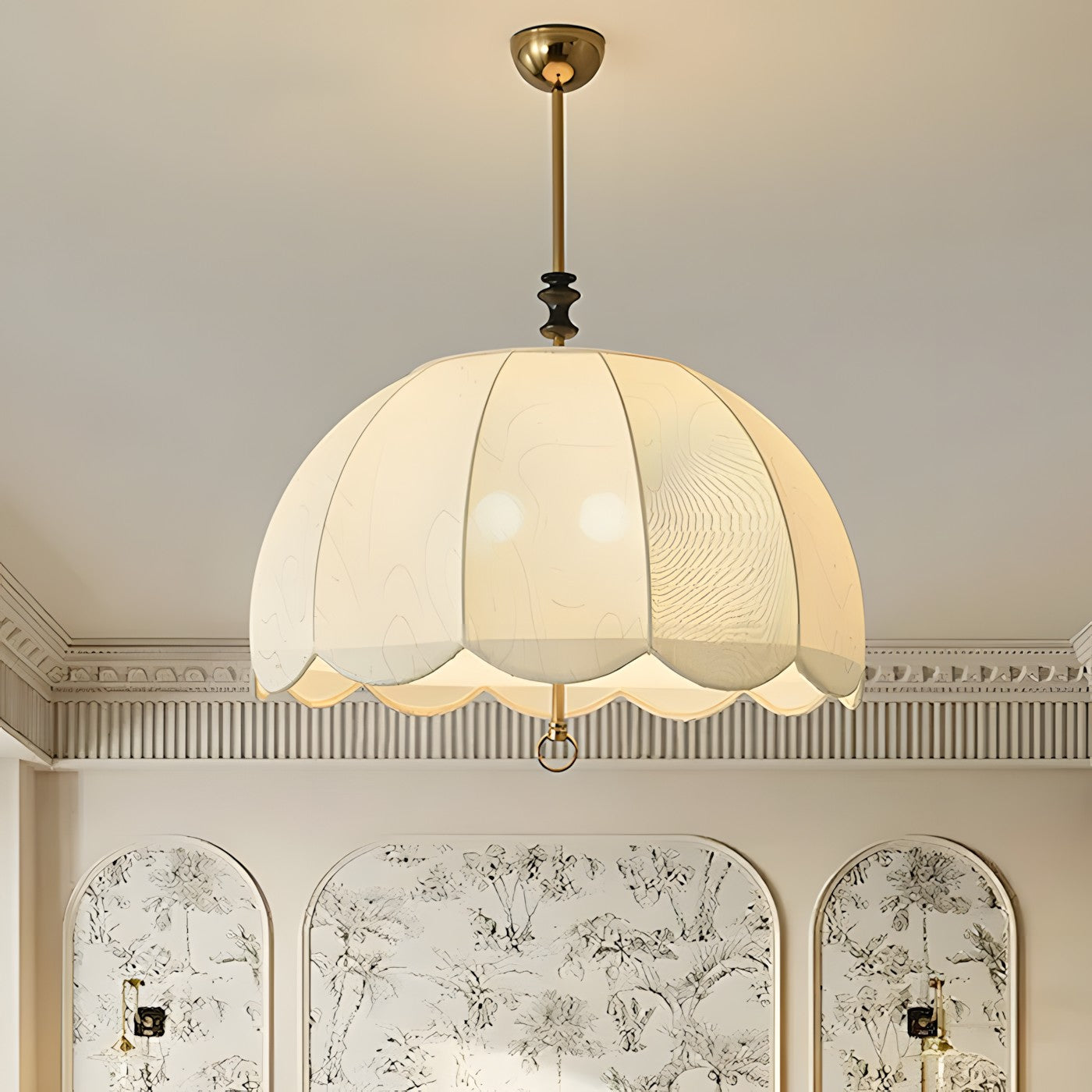 Ivory Bloom Pendant Light