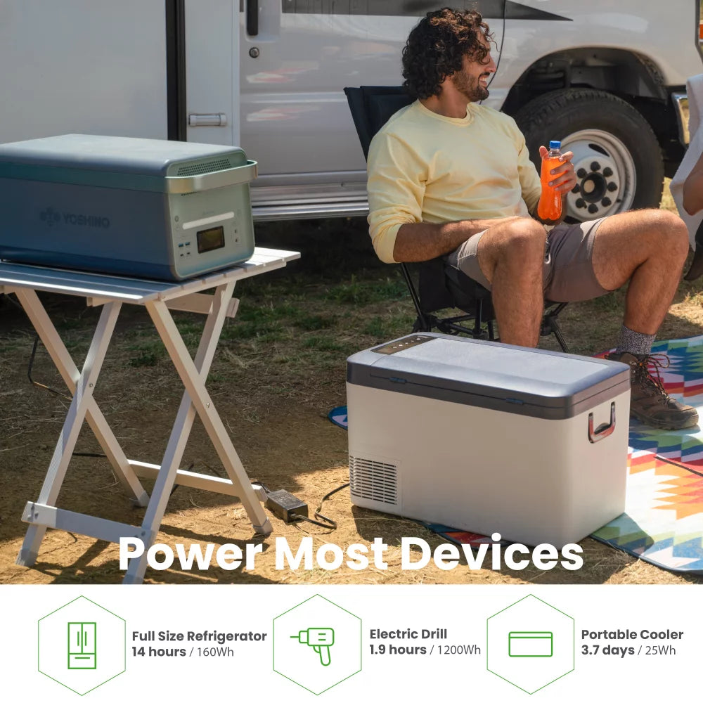 Yoshino B4000 SST New Solid-State Portable Power Station 2,611Wh, 4,000W Continuous/6,000W Peak Solar Optional Generator,UPS Backup Battery