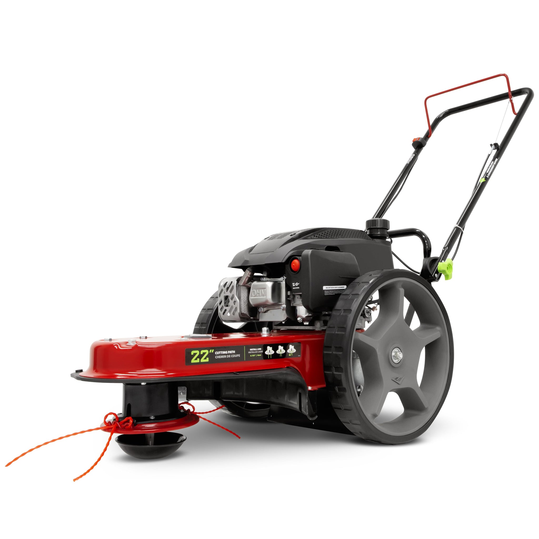 Earthquake Walk Behind String Mower With 160cc Viper Engine 